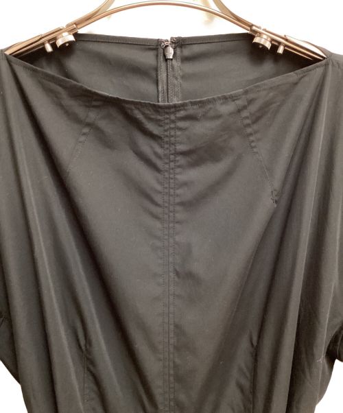 Y's….（ワイズビー）Y's…. (ワイズ) SUPIMA COTTON BELTED DRESS (スーピマコットンベルテッドドレス) ブラック サイズ:Sの古着・服飾アイテム
