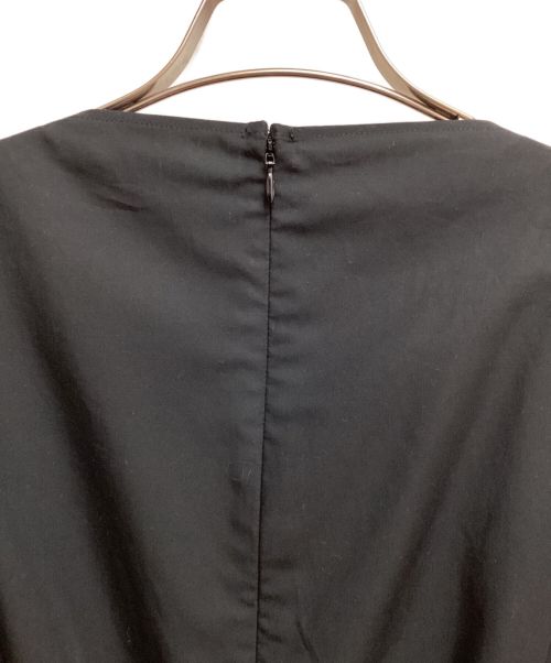 Y's….（ワイズビー）Y's…. (ワイズ) SUPIMA COTTON BELTED DRESS (スーピマコットンベルテッドドレス) ブラック サイズ:Sの古着・服飾アイテム