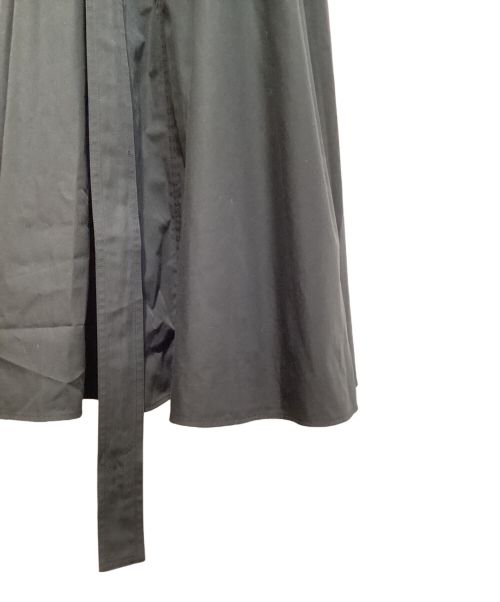 Y's….（ワイズビー）Y's…. (ワイズ) SUPIMA COTTON BELTED DRESS (スーピマコットンベルテッドドレス) ブラック サイズ:Sの古着・服飾アイテム