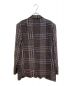 Yohji Yamamoto pour homme (ヨウジヤマモト プールオム) INDIAN PLAID PEAK LAPEL JACKET ブラウン×ブルー サイズ:2：100000円
