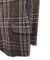 中古・古着 Yohji Yamamoto pour homme (ヨウジヤマモト プールオム) INDIAN PLAID PEAK LAPEL JACKET ブラウン×ブルー サイズ:2：100000円