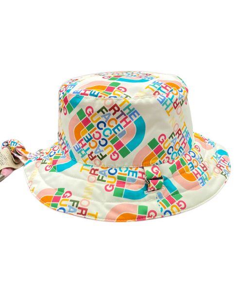GUCCI（グッチ）GUCCI (グッチ) THE NORTH FACE (ザ ノース フェイス) Reversible Bucket Hat  マルチカラー サイズ:Lの古着・服飾アイテム