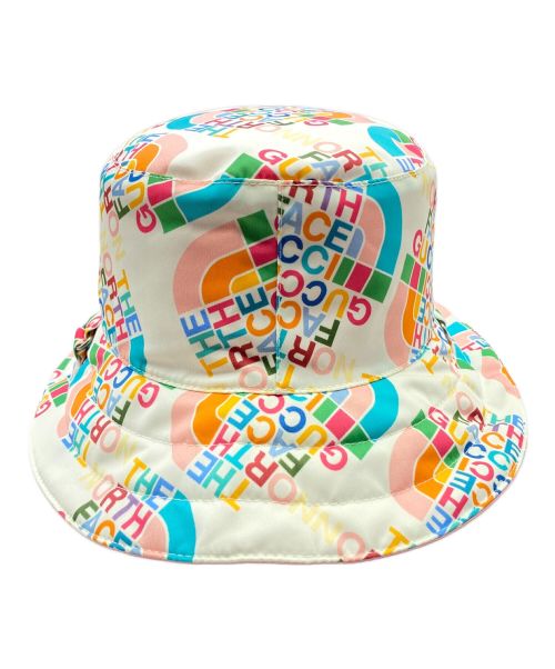 GUCCI（グッチ）GUCCI (グッチ) THE NORTH FACE (ザ ノース フェイス) Reversible Bucket Hat  マルチカラー サイズ:Lの古着・服飾アイテム