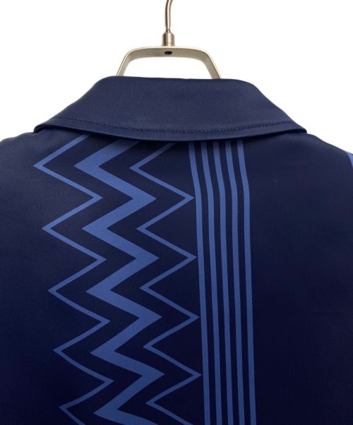 LOUIS VUITTON（ルイ ヴィトン）LOUIS VUITTON (ルイ ヴィトン) Monogram Design Rayon Coach Blouson (モノグラムデザインレーヨンコーチブルゾン）/カラコラムスーベニアジャケット ネイビー サイズ:50の古着・服飾アイテム