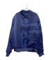 LOUIS VUITTON（ルイ ヴィトン）の古着「Monogram Design Rayon Coach Blouson (モノグラムデザインレーヨンコーチブルゾン）/カラコラムスーベニアジャケット」｜ネイビー