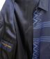 中古・古着 LOUIS VUITTON (ルイ ヴィトン) Monogram Design Rayon Coach Blouson (モノグラムデザインレーヨンコーチブルゾン）/カラコラムスーベニアジャケット ネイビー サイズ:50：130000円