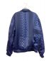 LOUIS VUITTON (ルイ ヴィトン) Monogram Design Rayon Coach Blouson (モノグラムデザインレーヨンコーチブルゾン）/カラコラムスーベニアジャケット ネイビー サイズ:50：130000円