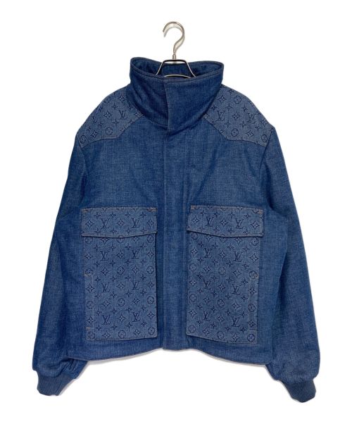 LOUIS VUITTON（ルイ ヴィトン）LOUIS VUITTON (ルイ ヴィトン) モノグラムパデッドジャケット インディゴ サイズ:54の古着・服飾アイテム