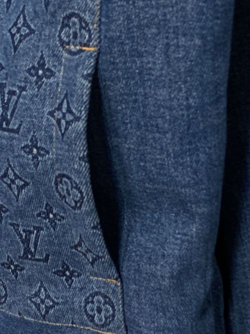 LOUIS VUITTON（ルイ ヴィトン）LOUIS VUITTON (ルイ ヴィトン) モノグラムパデッドジャケット インディゴ サイズ:54の古着・服飾アイテム