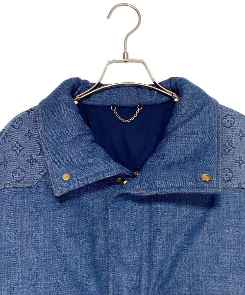 LOUIS VUITTON（ルイ ヴィトン）LOUIS VUITTON (ルイ ヴィトン) モノグラムパデッドジャケット インディゴ サイズ:54の古着・服飾アイテム