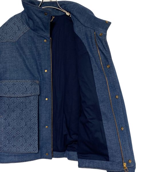 LOUIS VUITTON（ルイ ヴィトン）LOUIS VUITTON (ルイ ヴィトン) モノグラムパデッドジャケット インディゴ サイズ:54の古着・服飾アイテム