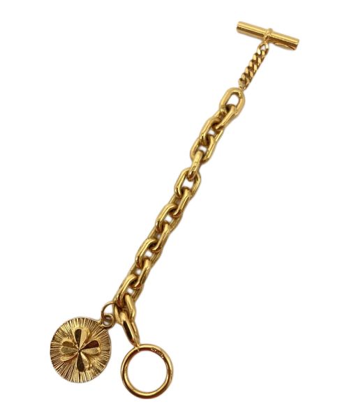 CHANEL（シャネル）CHANEL (シャネル) Clover Charm Bracelet (クローバーチャームブレスレット) ゴールド サイズ:-の古着・服飾アイテム