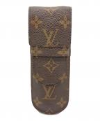 LOUIS VUITTONルイ ヴィトン）の古着「モノグラム エテュイ スティロ ペンケース」｜ブラウン