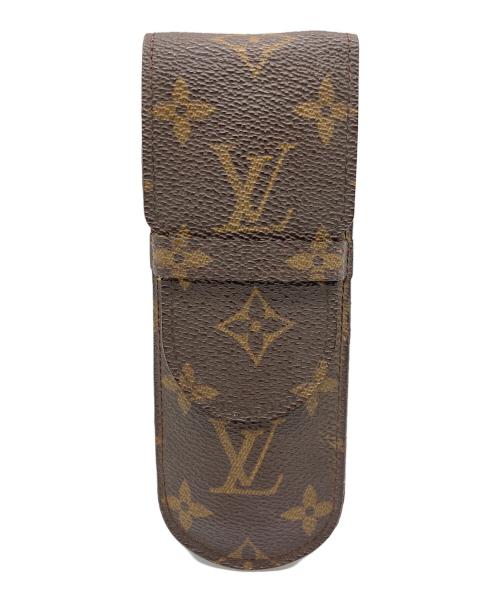 LOUIS VUITTON（ルイ ヴィトン）LOUIS VUITTON (ルイ ヴィトン) モノグラム エテュイ スティロ ペンケース ブラウンの古着・服飾アイテム