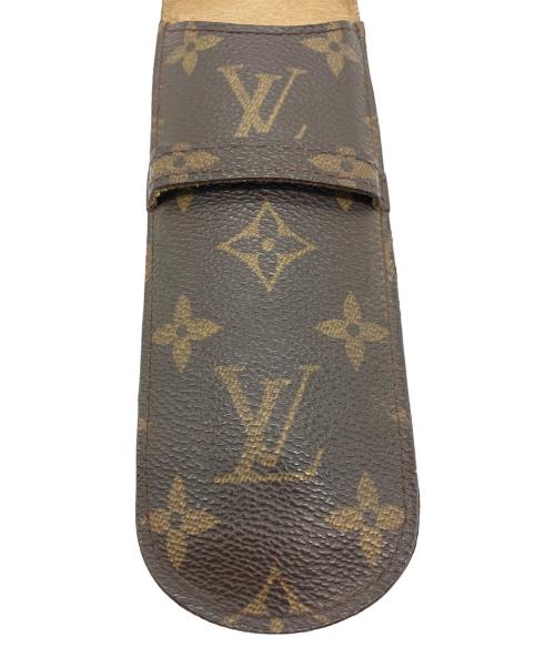 LOUIS VUITTON（ルイ ヴィトン）LOUIS VUITTON (ルイ ヴィトン) モノグラム エテュイ スティロ ペンケース ブラウンの古着・服飾アイテム