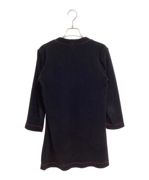 LOUIS VUITTON（ルイ ヴィトン）LOUIS VUITTON (ルイ ヴィトン) Pile Cardigan (パイルカーディガン） ブラック サイズ:Sの古着・服飾アイテム