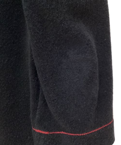 LOUIS VUITTON（ルイ ヴィトン）LOUIS VUITTON (ルイ ヴィトン) Pile Cardigan (パイルカーディガン） ブラック サイズ:Sの古着・服飾アイテム