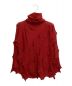 ISSEY MIYAKE (イッセイミヤケ) High neck knit（ハイネックニット） レッド サイズ:2：30000円