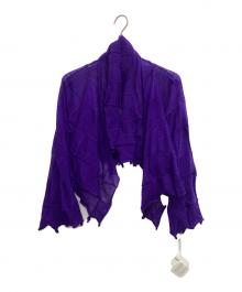 ISSEY MIYAKE（イッセイミヤケ）の古着「デザインカーディガン」｜ブルー