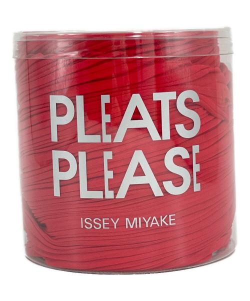 PLEATS PLEASE（プリーツプリーズ）PLEATS PLEASE (プリーツプリーズ) プリーツストール レッドの古着・服飾アイテム