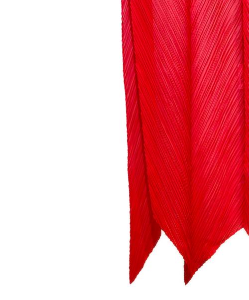 PLEATS PLEASE（プリーツプリーズ）PLEATS PLEASE (プリーツプリーズ) プリーツストール レッドの古着・服飾アイテム