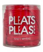 PLEATS PLEASEプリーツプリーズ）の古着「プリーツストール」｜レッド