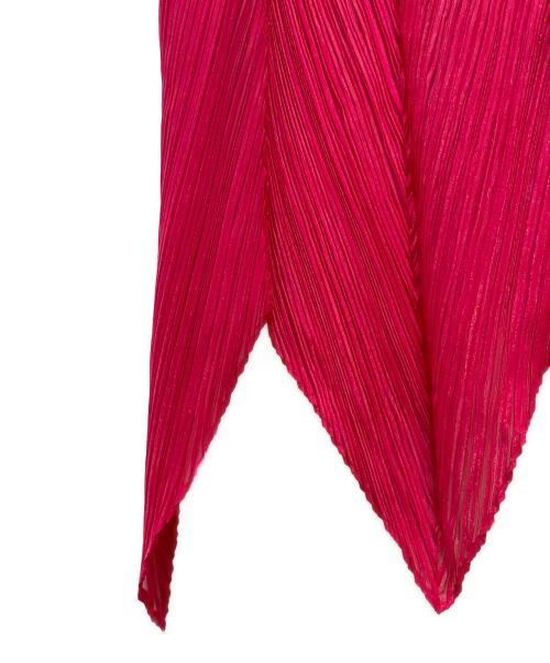PLEATS PLEASE（プリーツプリーズ）PLEATS PLEASE (プリーツプリーズ) プリーツストール ショッキングピンクの古着・服飾アイテム