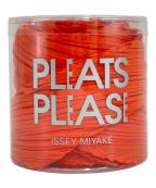 PLEATS PLEASEプリーツプリーズ）の古着「プリーツストール」｜オレンジ