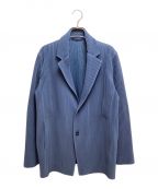 HOMME PLISSE ISSEY MIYAKEオム プリッセ イッセイ ミヤケ）の古着「テーラードジャケット」｜ブルー