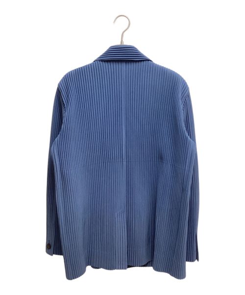 HOMME PLISSE ISSEY MIYAKE（オム プリッセ イッセイ ミヤケ）HOMME PLISSE ISSEY MIYAKE (オムプリッセ イッセイ ミヤケ) テーラードジャケット ブルー サイズ:2の古着・服飾アイテム