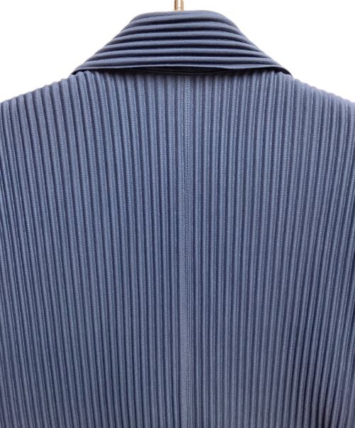 HOMME PLISSE ISSEY MIYAKE（オム プリッセ イッセイ ミヤケ）HOMME PLISSE ISSEY MIYAKE (オムプリッセ イッセイ ミヤケ) テーラードジャケット ブルー サイズ:2の古着・服飾アイテム