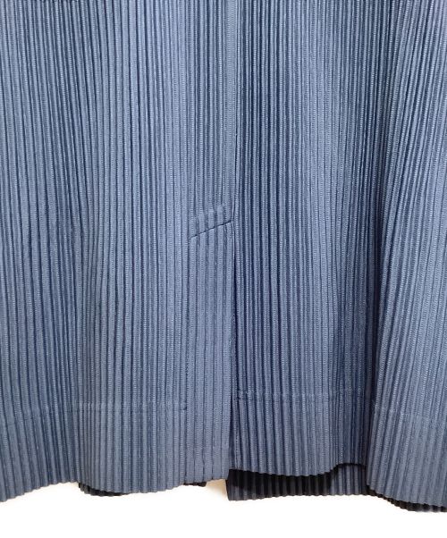 HOMME PLISSE ISSEY MIYAKE（オム プリッセ イッセイ ミヤケ）HOMME PLISSE ISSEY MIYAKE (オムプリッセ イッセイ ミヤケ) テーラードジャケット ブルー サイズ:2の古着・服飾アイテム