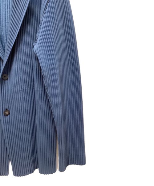HOMME PLISSE ISSEY MIYAKE（オム プリッセ イッセイ ミヤケ）HOMME PLISSE ISSEY MIYAKE (オムプリッセ イッセイ ミヤケ) テーラードジャケット ブルー サイズ:2の古着・服飾アイテム