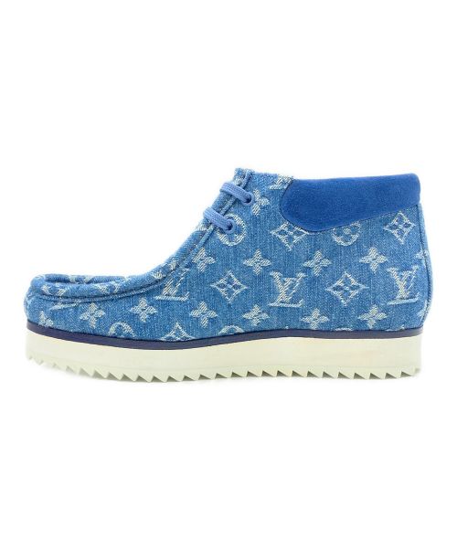 LOUIS VUITTON（ルイ ヴィトン）LOUIS VUITTON (ルイ ヴィトン) モッズライン アンクルブーツ インディゴ サイズ:7の古着・服飾アイテム