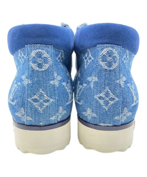 LOUIS VUITTON（ルイ ヴィトン）LOUIS VUITTON (ルイ ヴィトン) モッズライン アンクルブーツ インディゴ サイズ:7の古着・服飾アイテム