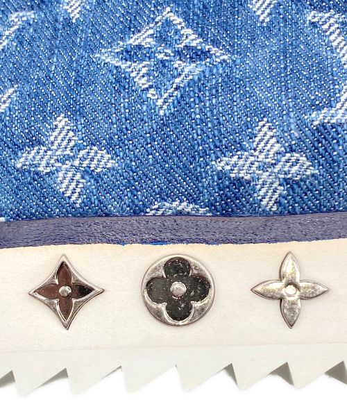 LOUIS VUITTON（ルイ ヴィトン）LOUIS VUITTON (ルイ ヴィトン) モッズライン アンクルブーツ インディゴ サイズ:7の古着・服飾アイテム