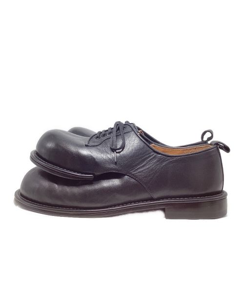 COMME des GARCONS HOMME PLUS（コムデギャルソンオムプリュス）COMME des GARCONS HOMME PLUS KIDS LOVE GAITE 24SS KIDS LOVE GAITE x HOMME PLUS Double-toe Derby （ダブルトゥダービー） ブラック サイズ:UK9の古着・服飾アイテム
