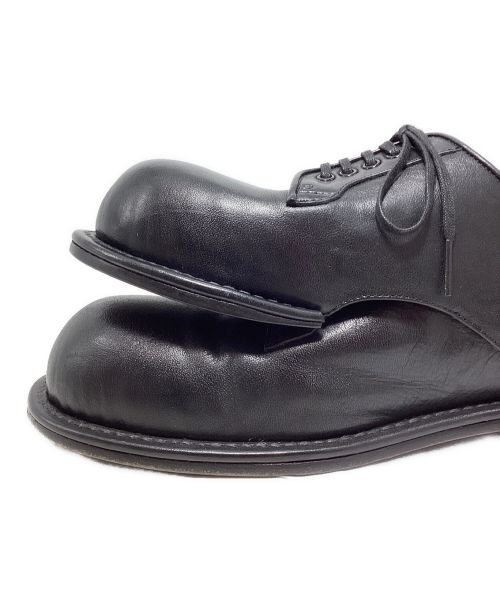 COMME des GARCONS HOMME PLUS（コムデギャルソンオムプリュス）COMME des GARCONS HOMME PLUS KIDS LOVE GAITE 24SS KIDS LOVE GAITE x HOMME PLUS Double-toe Derby （ダブルトゥダービー） ブラック サイズ:UK9の古着・服飾アイテム