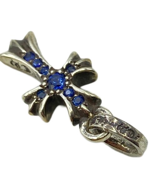CHROME HEARTS（クロムハーツ）CHROME HEARTS (クロムハーツ) クロス ベビーファット パヴェ ブルーサファイア サイズ:-の古着・服飾アイテム
