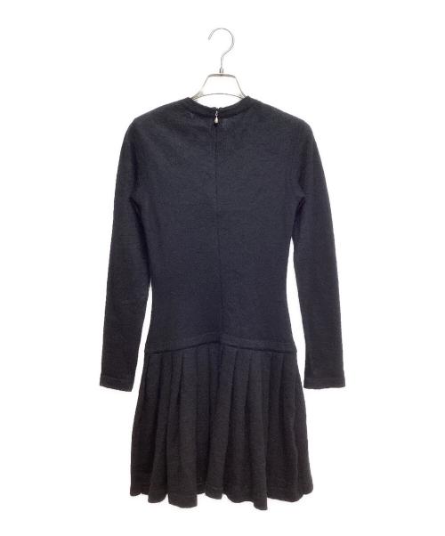CHANEL（シャネル）CHANEL (シャネル) 2ピースニットワンピース ブラック サイズ:34の古着・服飾アイテム