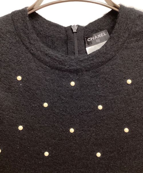 CHANEL（シャネル）CHANEL (シャネル) 2ピースニットワンピース ブラック サイズ:34の古着・服飾アイテム