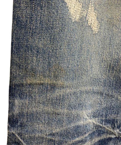 UNDERCOVERISM（アンダーカバーイズム）UNDERCOVERISM (アンダーカバーイズム) 蝿・蜘蛛刺繍デニムパンツ/06AW GURUGURU期/Archive ネイビー サイズ:2の古着・服飾アイテム