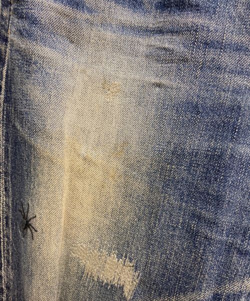 UNDERCOVERISM（アンダーカバーイズム）UNDERCOVERISM (アンダーカバーイズム) 蝿・蜘蛛刺繍デニムパンツ/06AW GURUGURU期/Archive ネイビー サイズ:2の古着・服飾アイテム