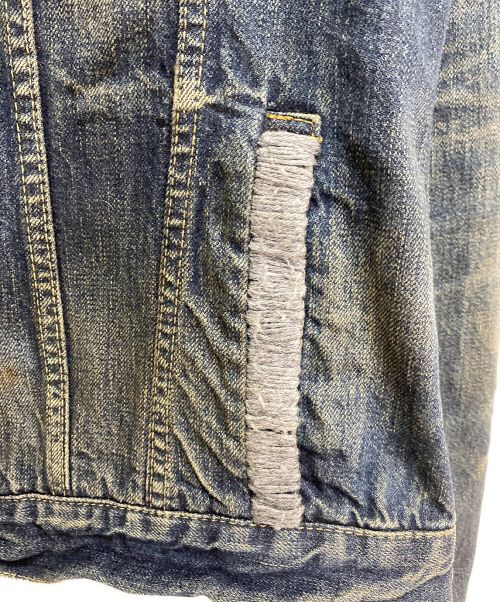 UNDERCOVERISM（アンダーカバーイズム）UNDERCOVERISM (アンダーカバーイズム) 蝿・蜘蛛刺繍デニムジャケット/06AW GURUGURU期/Archive インディゴ サイズ:2の古着・服飾アイテム