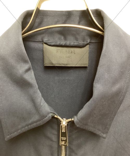 PRADA（プラダ）PRADA (プラダ) コットンジャケット ネイビー サイズ:Mの古着・服飾アイテム