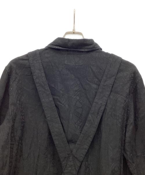 Vivienne Westwood（ヴィヴィアンウエストウッド）Vivienne Westwood (ヴィヴィアンウエストウッド) オーブ総柄サスペンダーシャツ ブラック サイズ:44の古着・服飾アイテム