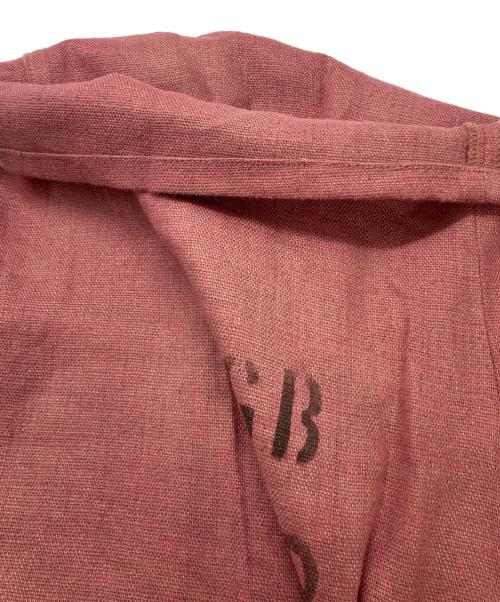 NEMETH（ネメス）Nemeth (ネメス) プリントリネンクロップドパンツ ピンク サイズ:Sの古着・服飾アイテム