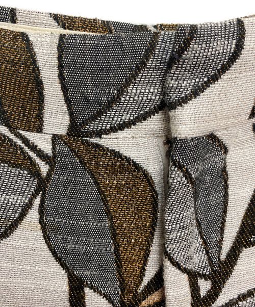 JUNYA WATANABE COMME des GARCONS（(ジュンヤワタナベ コムデギャルソン）JUNYA WATANABE COMME des GARCONS (ジュンヤワタナベ コムデギャルソン) リーフ総柄パンツ ベージュ×グリーン サイズ:Sの古着・服飾アイテム