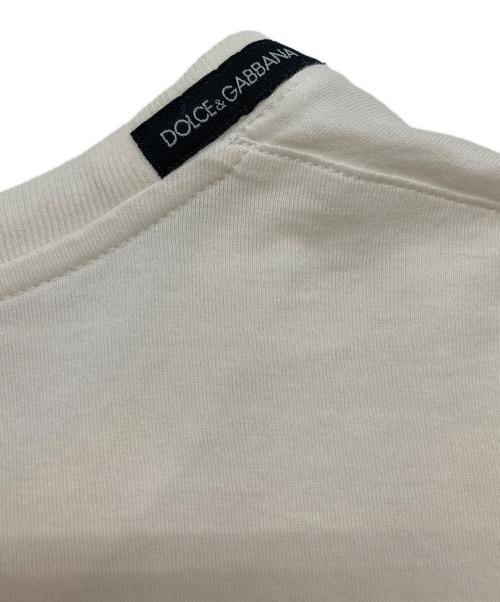 DOLCE & GABBANA（ドルチェ＆ガッバーナ）DOLCE & GABBANA (ドルチェ＆ガッバーナ) プリントTシャツ ホワイト サイズ:46の古着・服飾アイテム
