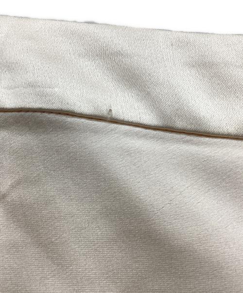 Yves Saint Laurent（イヴサンローラン）Yves Saint Laurent (イヴサンローラン) シルクティアードスカート アイボリー×グレー サイズ:34の古着・服飾アイテム